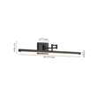 Load image into Gallery viewer, Farmhouze Light - Dimmable LED Adjustable Linear Tube Vanity Wall Lamp - Wall Sconce - Brass -