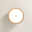 Load image into Gallery viewer, Farmhouze Light - Dimmable LED Rustic Wood Grain Round Ceiling Light - Ceiling Light - Walnut -