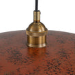 Load image into Gallery viewer, Farmhouze Light - Distressed Copper 1 - Light Oversized Iron Flat Dome Pendant - Chandelier - 23.6 in -