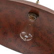 Load image into Gallery viewer, Farmhouze Light - Distressed Copper 1 - Light Oversized Iron Flat Dome Pendant - Chandelier - 23.6 in -