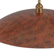 Load image into Gallery viewer, Farmhouze Light - Distressed Copper 1 - Light Oversized Iron Flat Dome Pendant - Chandelier - 23.6 in -