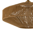 Load image into Gallery viewer, Farmhouze Light - Farmhouse 1 - light Woven Hemp Rope Semi Flush Mount - Ceiling Light - Brown -