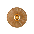 Load image into Gallery viewer, Farmhouze Light - Farmhouse 1 - light Woven Hemp Rope Semi Flush Mount - Ceiling Light - Brown -