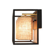 Load image into Gallery viewer, Farmhouze Light - Farmhouse 3 - Light Cage Linen Vanity Wall Lamp - Chandelier - Black -