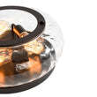 Load image into Gallery viewer, Farmhouze Light - Farmhouse 3 - Light Clear Ribbed Glass Round Ceiling Light - Ceiling Light - Oil - Rubbed Bronze -