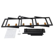 Load image into Gallery viewer, Farmhouze Light - Farmhouse 6 - Light Rectangle Kitchen Island Linear Chandelier - Chandelier - Black -