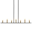Load image into Gallery viewer, Farmhouze Light - Farmhouse 7 - Light Linear Candle Kitchen Island Pendant - Chandelier - 7 Bulbs -