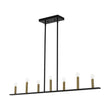 Load image into Gallery viewer, Farmhouze Light - Farmhouse 7 - Light Linear Candle Kitchen Island Pendant - Chandelier - 7 Bulbs -