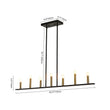 Load image into Gallery viewer, Farmhouze Light - Farmhouse 7 - Light Linear Candle Kitchen Island Pendant - Chandelier - 7 Bulbs -