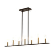 Load image into Gallery viewer, Farmhouze Light - Farmhouse 7 - Light Linear Candle Kitchen Island Pendant - Chandelier - 7 Bulbs -