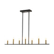 Load image into Gallery viewer, Farmhouze Light - Farmhouse 7 - Light Linear Candle Kitchen Island Pendant - Chandelier - 7 Bulbs -