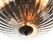 Load image into Gallery viewer, Farmhouze Light - Farmhouse Clear Ribbed Glass Flush Mount Ceiling Light - Ceiling Light - Oil Rubbed Bronze -