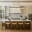 Load image into Gallery viewer, Farmhouze Light - Farmhouse Dimmable LED Wood Island Pendant Chandelier - Chandelier - Square Shade -
