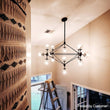 Load image into Gallery viewer, Farmhouze Light - Farmhouse Globe Glass Modo Chandelier - Chandelier - 15 Lights -