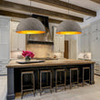Load image into Gallery viewer, Farmhouze Light - Farmhouse Industrial Oversized Iron Dome Pendant - Chandelier - Distressed Gray - 39 in. (Customized & Non - returnable)