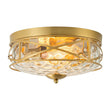 Load image into Gallery viewer, Farmhouze Light-Farmhouse Iron Round Hammered Glass Ceiling Light-Ceiling Light-Oil-Rubbed Bronze-