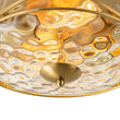 Load image into Gallery viewer, Farmhouze Light-Farmhouse Iron Round Hammered Glass Ceiling Light-Ceiling Light-Oil-Rubbed Bronze-