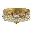 Load image into Gallery viewer, Farmhouze Light-Farmhouse Iron Round Hammered Glass Ceiling Light-Ceiling Light-Oil-Rubbed Bronze-
