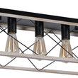 Load image into Gallery viewer, Farmhouze Light - Farmhouse Rectangle Cage Island Flush Mount Ceiling Light - Ceiling Light - Matte Black -