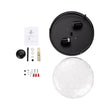Load image into Gallery viewer, Farmhouze Light - Farmhouse Round Hammered Glass Flush Mount - Ceiling Light - Gold -