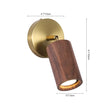 Load image into Gallery viewer, Farmhouze Light - Farmhouse Wood Grain Adjustable Cylinder Ceiling Spotlight - Ceiling Light - Walnut - 2 Packs -