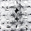 Load image into Gallery viewer, Farmhouze Light - French Country Luxe Glass Flower Round Drum Cage Chandelier - Chandelier - Black -