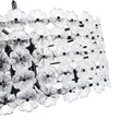 Load image into Gallery viewer, Farmhouze Light - French Country Luxe Glass Flower Round Drum Cage Chandelier - Chandelier - Black -