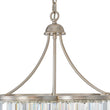 Load image into Gallery viewer, Farmhouze Light - French Country Rusty Silver 6 - Light Crystal Cage Chandelier - Chandelier - 6 Bulbs -