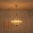 Load image into Gallery viewer, Farmhouze Light - French Country Rusty Silver 6 - Light Crystal Cage Chandelier - Chandelier - 6 Bulbs -