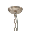 Load image into Gallery viewer, Farmhouze Light - French Country Rusty Silver 6 - Light Crystal Cage Chandelier - Chandelier - 6 Bulbs -