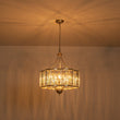 Load image into Gallery viewer, Farmhouze Light - French Country Rusty Silver 6 - Light Crystal Cage Chandelier - Chandelier - 6 Bulbs -