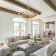Load image into Gallery viewer, Farmhouze Light - French Farmhouse 6 - Light Brass Branching Round Basin Chandelier - Chandelier - Gold -