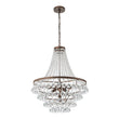 Load image into Gallery viewer, Farmhouze Light - French Farmhouse Empire Crystal Accented Chandelier - Chandelier - 23in -