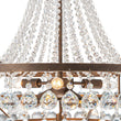 Load image into Gallery viewer, Farmhouze Light - French Farmhouse Empire Crystal Accented Chandelier - Chandelier - 23in -