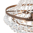 Load image into Gallery viewer, Farmhouze Light - French Farmhouse Empire Crystal Accented Chandelier - Chandelier - 23in -