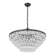 Load image into Gallery viewer, Farmhouze Light - French Farmhouse Round Tiered Crystal Accented Chandelier - Chandelier - 23in -