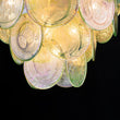 Load image into Gallery viewer, Farmhouze Light - French Luxury Green Swirl Glass Round Tiered Chandelier - Chandelier - 23 in -
