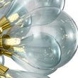 Load image into Gallery viewer, Farmhouze Light - Glam 18 - Light Balloon Cluster Blue Glass Globe Chandelier - Chandelier - Gradual Blue -