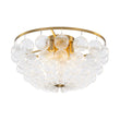 Load image into Gallery viewer, Farmhouze Light - Glam 6 - Light Cascading Swirled Glass Bubble Semi Flush - Ceiling Light - Brass -