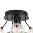 Load image into Gallery viewer, Farmhouze Light - Glam Clear Seeded Glass Bubble Sputnik Ceiling Light - Ceiling Light - Black -