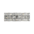 Load image into Gallery viewer, Farmhouze Light - Glam Faceted Crystal Rectangle Cage Bathroom Vanity Lamp - Wall Sconce - 24 in -