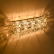 Load image into Gallery viewer, Farmhouze Light - Glam Faceted Crystal Rectangle Cage Bathroom Vanity Lamp - Wall Sconce - 24 in -