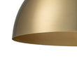 Load image into Gallery viewer, Farmhouze Light - Glam Luxury Gold Oversized Metal Dome Pendant Light - Pendant - 15 in -