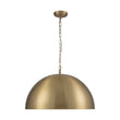 Load image into Gallery viewer, Farmhouze Light - Glam Luxury Gold Oversized Metal Dome Pendant Light - Pendant - 15 in -