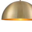 Load image into Gallery viewer, Farmhouze Light - Glam Luxury Gold Oversized Metal Dome Pendant Light - Pendant - 15 in -