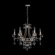 Load image into Gallery viewer, Farmhouze Light - Glam Vintage 6 - Light Crystal Accented Candle Style Chandelier - Chandelier - 6 - Light -