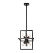 Load image into Gallery viewer, Farmhouze Light - Industrial 8 - Light Black Sputnik Square Cage Pendant - Pendant - Black -