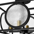 Load image into Gallery viewer, Farmhouze Light - Industrial Candle Style Black Square Cage Semi Flush Light - Ceiling Light - 11.8 in -