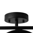 Load image into Gallery viewer, Farmhouze Light - Industrial Candle Style Black Square Cage Semi Flush Light - Ceiling Light - 11.8 in -