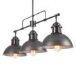 Load image into Gallery viewer, Farmhouze Light-Industrial Kitchen Linear Pot Lid Island Pendant Light-Chandelier-Antiqued Silver-
